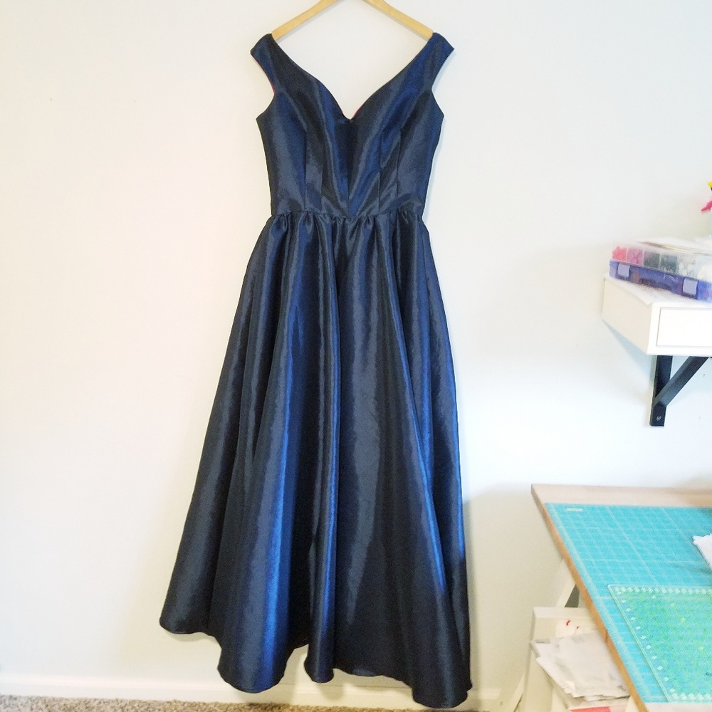 Vintage style Navy ball gown size 12